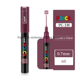 1 UNI POSCA PC-1M Marker Art Supplies for Artist POP Poster Pen Graffiti Advertising 0.7mm Art Stationery Multi-color Optional