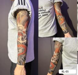 1PC Ultra thin seamle Tattoo Sleeves Arm For Men Women Cool Travel Cycling Elastic Scratch Resistant Sunscreen Arm