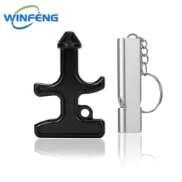 Strong Nylon Self Defense Supplies Self-defense Stinger Duron Drill Protection Tool Key Chain for Womens Self Defence