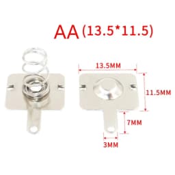 20PCS DIY Toy Remote Control Accessories Spring Sheet AA/AAA Contact Sheet Battery Box Positive And Negative Sheets