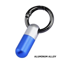 Pure Titanium Waterproof Bunker Portable Small Pill Box Sealed Waterproof Keyring Mini Carry-on First Aid Pill Bottle Three Colo