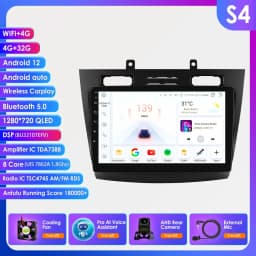 4G 8Core Android 13 Car radio GPS Stereo for FORD Transit /Tourneo Connect 2005-2014 multimedia player Autoradio 2DIN BT Carplay