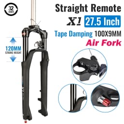 SR SUNTOUR X1 Bicycle Forks Air Suspension Fork 120mm Travel QR 100x9MM BOOST 110x15MM 27.5 29 Mountain Bike Air Fork