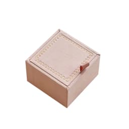 High-end White Satin Jewelry Box Ring Box Necklace Earrings Gift Storage Display Box Paper Flip Jewelry Organizer Box Joyero