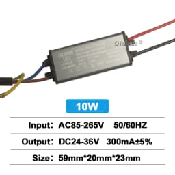 LED Driver 10W 20W 30W50W 70W 80W100W Adapter Transformer AC85V-265V to DC24-36V IP65 Power Supply 300mA 600mA900mA 1500/2100mA