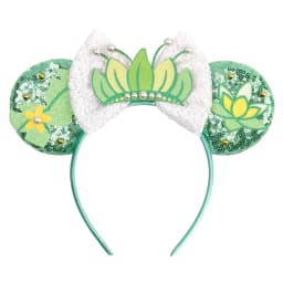 Sparkly Sequin Bow Crown Hair Bands for Women Cute Head Accessories Kid DIY Crown Sequins Bow Headband Ears Headwear Accessories