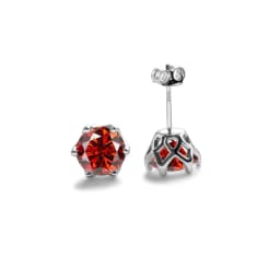 Real 925 Sterling Silver Classic Round Stud Earrings 0.5/1/2CT*2 D Color Moissanite Fashion Jewelry Womens Earrings For Party