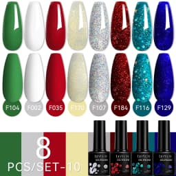 LILYCUTE 12PCs 7ml Nude Brown Red Nail Gel Polish Set Semi Permanent UV Gel For Nail Art Manicure Soak Off Gel Nail Polish Kit