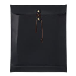 OEM ODM Vintage Crazy Horse Leather A4 Portfolio Bag Size Real Cowhide Leather Padfolio Bag Leather File Storage Bag File Pocket