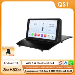 Hizpo 2 Din Android 14 Car Radio Multimedia For Ford Fiesta 2009-2017 Video Player GPS Navigation 4G+WIFI Carplay Head Unit 7862