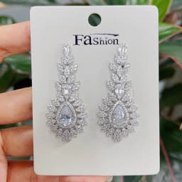GODKI 2026 Luxury Trendy Link Chain Long Drop Earrings Cubic Zircon Earrings For Women Drop Earrings Brincos Fashion Jewelry