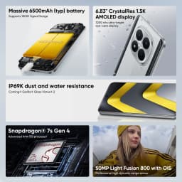 【Ship From AU】POCO M8 Pro 5G Global Version Snapdragon® 7S Gen 4 Massive 6500mAh Battery 6.83 "Crystal Res 1.5K AMOLED Display