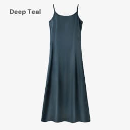AS AW25 elegance slip satin dress + knitting cross top +mockneck woman clothing set adjustable maxi floor length