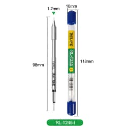 RELIFE RL-T245 Tips Universal C245 Soldering Iron Tip Compatible For Xsoldering Sugon Soldering Station GVM Aixun Handle