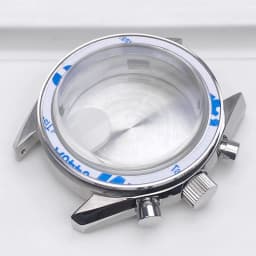VK63 High Quality 39.7mm Case Moonswatch Metal Case Chronograph Case Fit VK63 Movement Accessories VK63 Watch Box