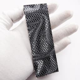 2pieces C-Tek Knife Handle DIY Material Plate Resin Material Snake Grain Honeycomb Pattern Slingshot Handle 120x40x8mm