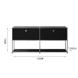 Living Room Cabinet Sideboards Coffee Table Tv Stand Storage Cabinet Corner Metal Storage Display Customizable Modular Furniture
