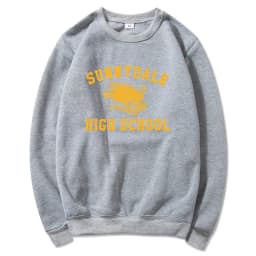 Sunnydale High School Sweatshirt Buffy The Vampire Slayer Hoodie Buffy School Pullover Tv Show Inspired Crewneck Sweatshirts