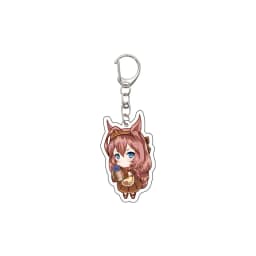 55MM Anime Pretty Derby Keychain Oguri Cap Special Week Silence Suzuka Tokai Teio Key Chain Acrylic Model Plate Christmas Gifts