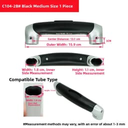 Travel Suitcase Handle Replacement Retractable Pressing Handbag Parts Luggage Handle Amlenker/Ou Milan Qi C101 Spring