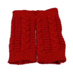 Knitted Half Finger Gloves Women'S Warm Soft Winter Gloves Handschoenen Mittens For Girl Guantes Invierno