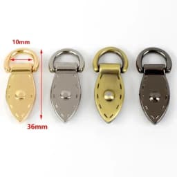 5Pcs Metal Buckles Bag Side Clip Clasps for Handbag Strap Chain Hanger Connector Screw Decoration Hook DIY Hardware Accessories