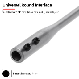 Drill Bit Extension Connecting Rod 150/300mm 1/4” Hex Shank Screwdriver Bit Holder Extension Bars Extender Electric Drill Tools