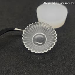 Mini Mold 1:12 Dollhouse Miniature Bowl Dish Plate Tableware DIY Drop UV Glue Silicone Mold Doll House Home Decor(Only Mold)