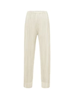 Miyake Pleated Simple Casual Ankle-Length Pants Spring Summer Autumn Pencil Pants Korean Fashion Women Basics Trousers In Stock