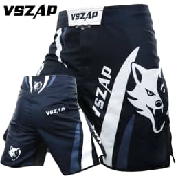 VSZAP MMA Fight Shorts for Men Durable Training Shorts Grappling Boxing Kickboxing BJJ No Gi Sparring Workout Fighting Shorts