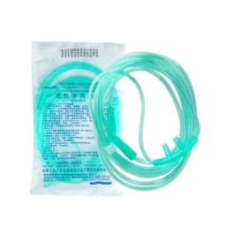 50 Sets Disposable Nasal Oxygen Tube Oxygen Concentrator 1.5m Double Nasal Cannula Oxygen Delivery Tube Double Nose Frame