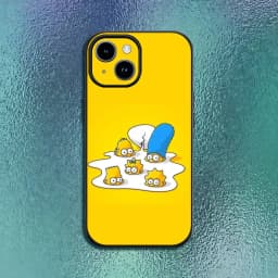 Anime T-The S-Simpsons-s Phone Case For IPhone 17 12 13 14 15 16Pro Max Plus Classic black soft shell