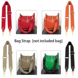 CRAZYSMITH Bag Strap For Hermes Evelyn Bags Canvas Shoulder Crossbody Straps Replacement Adjustable 100-110cm Bag Accessories