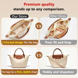 Bag organizer insert for Longchamp bag nylon storage durable bag support storage inner modification bag accessories