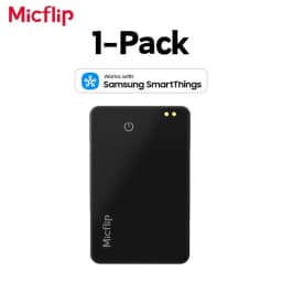 Micflip Bluetooth Wallet Tracker Card for Samsung Galaxy Smart Tag 2 Tracking Locator Item Finder Works with Samsung SmartThings