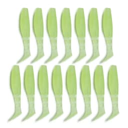 15pcs Fishing Bait 5.5CM 2G T-tail Soft Bait Luya Fake Bait Soft Worm Soft Bait Single Tail Worm Fishing Lures Lure Carp Fishing