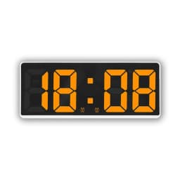 Creative Number Clock Color Nightlight Temperature Calendar Alarm Clock LED Large Number Electronic Clock Backlight Home Decor