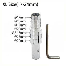 Steel Segmented Ring Expander Collet for Ring Resizing Shaping Manual Rotary Jewelry Making Reapir Tools Adjustable 14mm-24mm