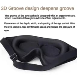 3D Sleeping Mask Memory Foam Block Out Light Sleep Mask Eye Shade Blindfold for Eye Sleep Masker Sleeping Aid Face Mask Eyepatch