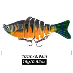 1 PCS Wobblers Fishing Lures Artificial Multi Jointed Sections Artificial Hard Bait Trolling Pike Carp Fishing Tools