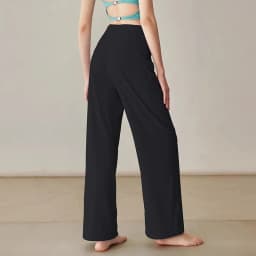 Women's High Quality Pants With Pockets High Waist Stretch Loose Sweatpants Nake-Feeling Sports Leisure  Yoga Workout Pants