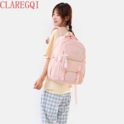 forgirls back toschool bags concise backpackforkidsschoolbagLightanddurable Highqualitylargecapacitygoodclassificationandstorage