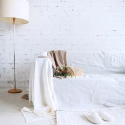 Premium Quality Sofa Slipcover, 100% Linen Sofa Cover ,Soft Couch Chair Cover for Living Room Bedroom LOVESEAT Home Textile
