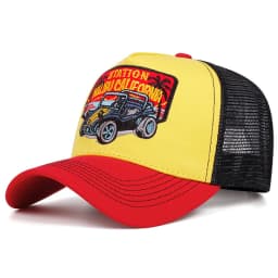 2025 New Net Hat Coconut Tree Retro Convertible Car Truck Hat Men's Street Hip Hop Hat Women's Outdoor Sunshade Hat Baseball Hat