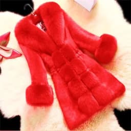 Women's Fur Coat Medium Length Imitation Mink Rabbit Fur Integrated Fashion Warm Jacket Middle aged Female Fur Jackets 5XL