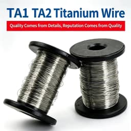 TA1 TA2 Pure Metal Wire Anti-Corrosion Properties Custom Size Fine Wire for Precision Manufacturing Ti 99.9%