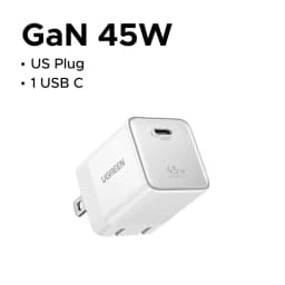 【Ultra Mini-US Plug】UGREEN Nexode Air 100W 65W 45W GaN Charger PD3.0 QC4.0 PPS For Macbook Laptop iPhone 18 17 Samsung S26 iPad