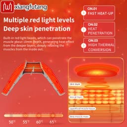 660nm Red Light Heating Pad Arm Wrap 384 LED Relieve Hand Fatigue Wellness Protector Home Relax Joint Comfort