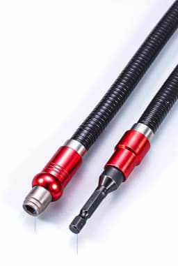 Flexible Drill Bit Extension Screwdriver Bit Holders, Bendable Elastic Drill Bit Extension Shaft Bit Magnetic Hex Soft Shaft Bar