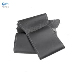 For Mercedes Benz E G CLK CLS SL Class W211 C209 A209 C219 W463 R230 Hand Stitched Car Steering Wheel Perforated Leather Cover
